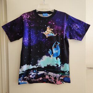 Tokyo Disney Resort Aladdin Jasmine Genie Jafar Graphic T-shirt Japan Disneyland